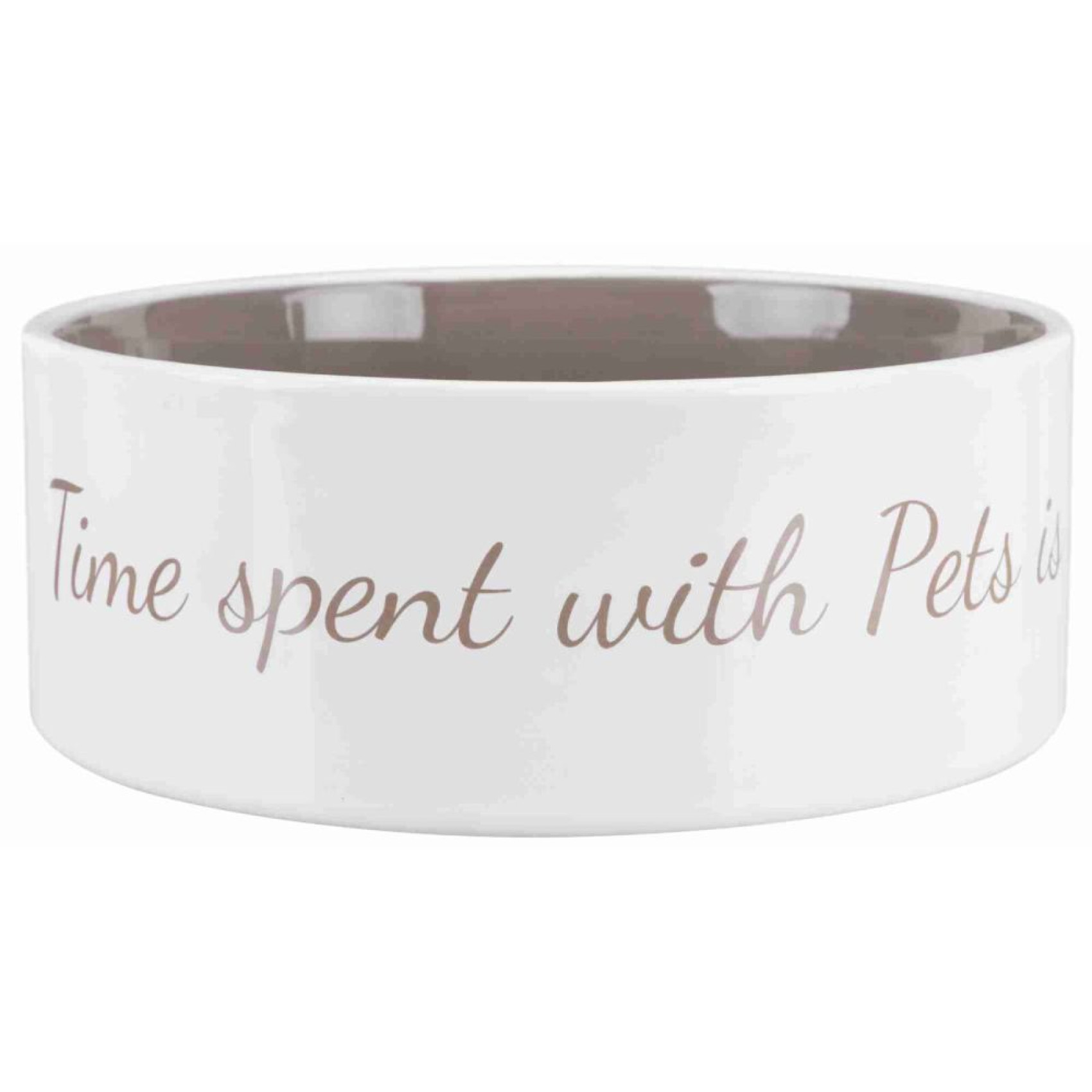 Миска керамічна Trixie Pet's Home 1,4 л кремово-коричневий