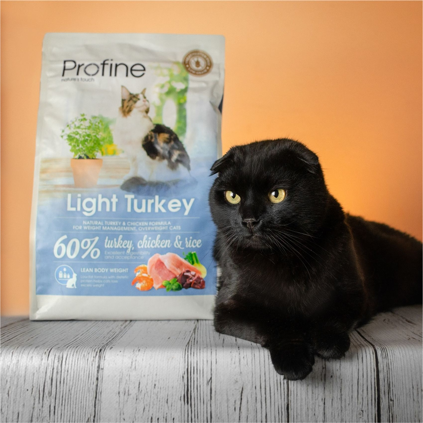 Сухий корм для котів Profine Cat Light 2 кг - індичка та курка