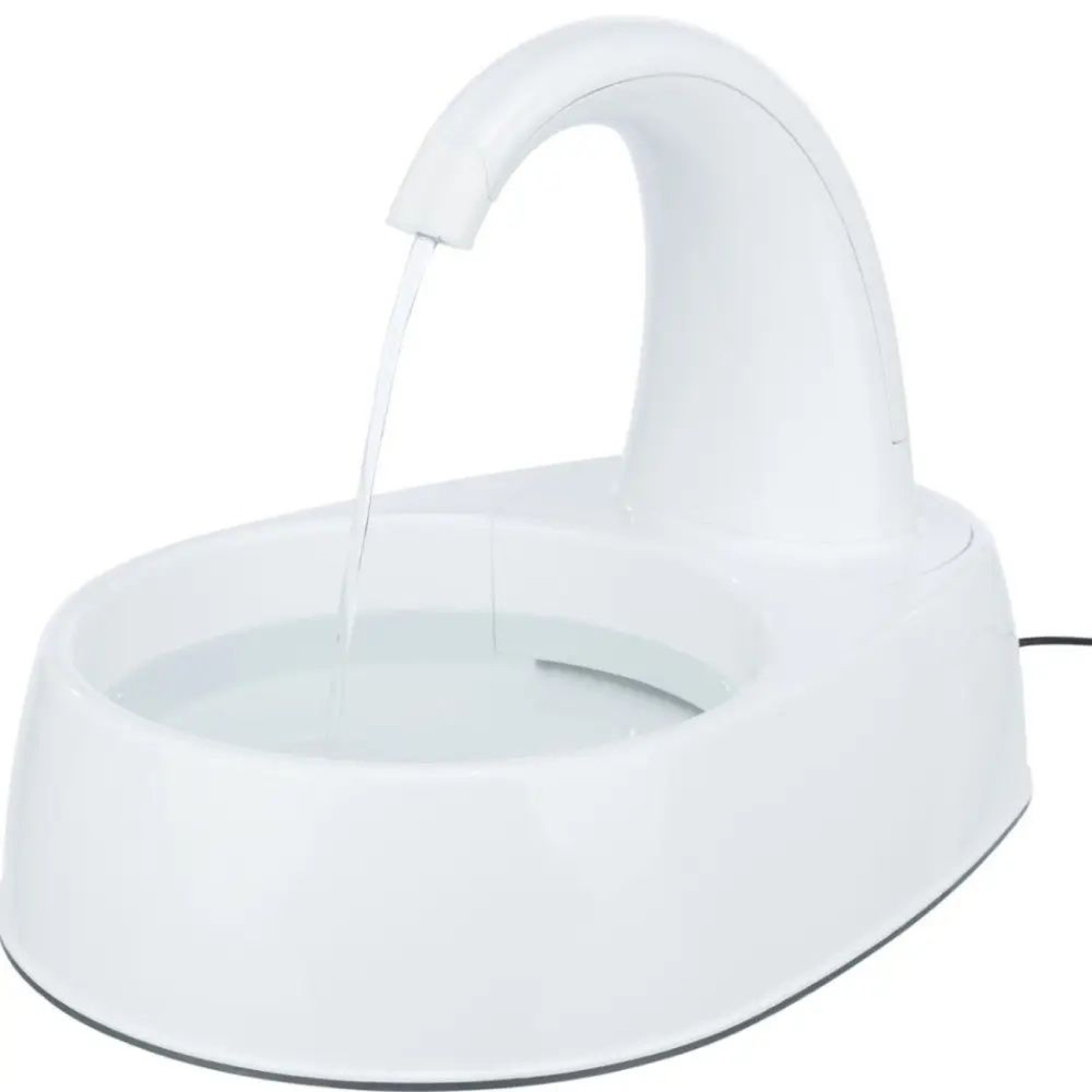 Поїлка-фонтан для котів Trixie Curved Stream 2,5 л/25х24,5х35 см