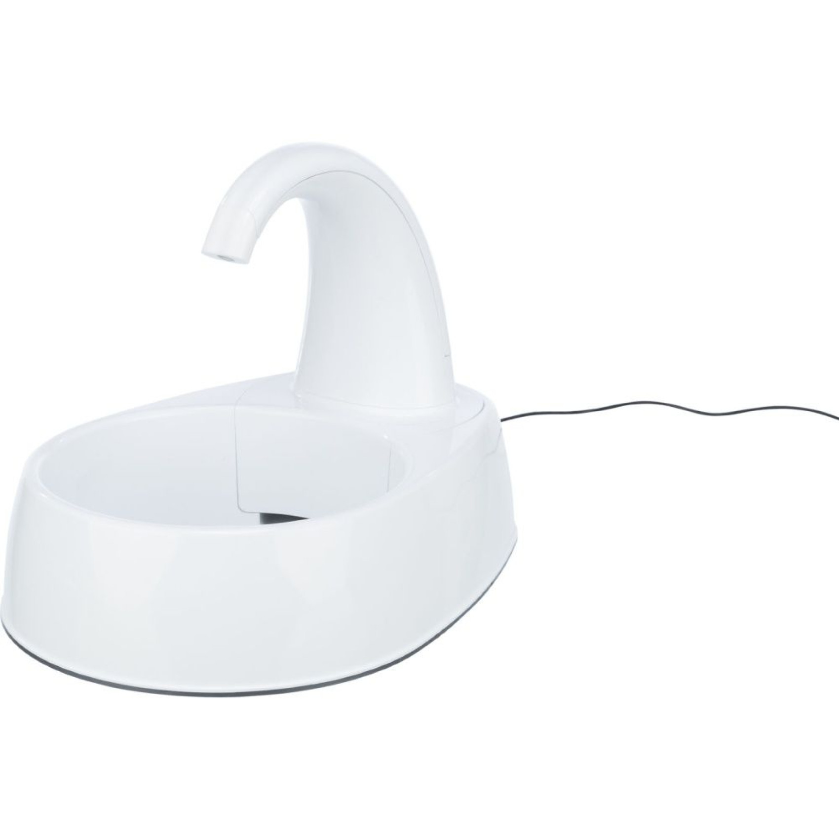 Поїлка-фонтан для котів Trixie Curved Stream 2,5 л/25х24,5х35 см