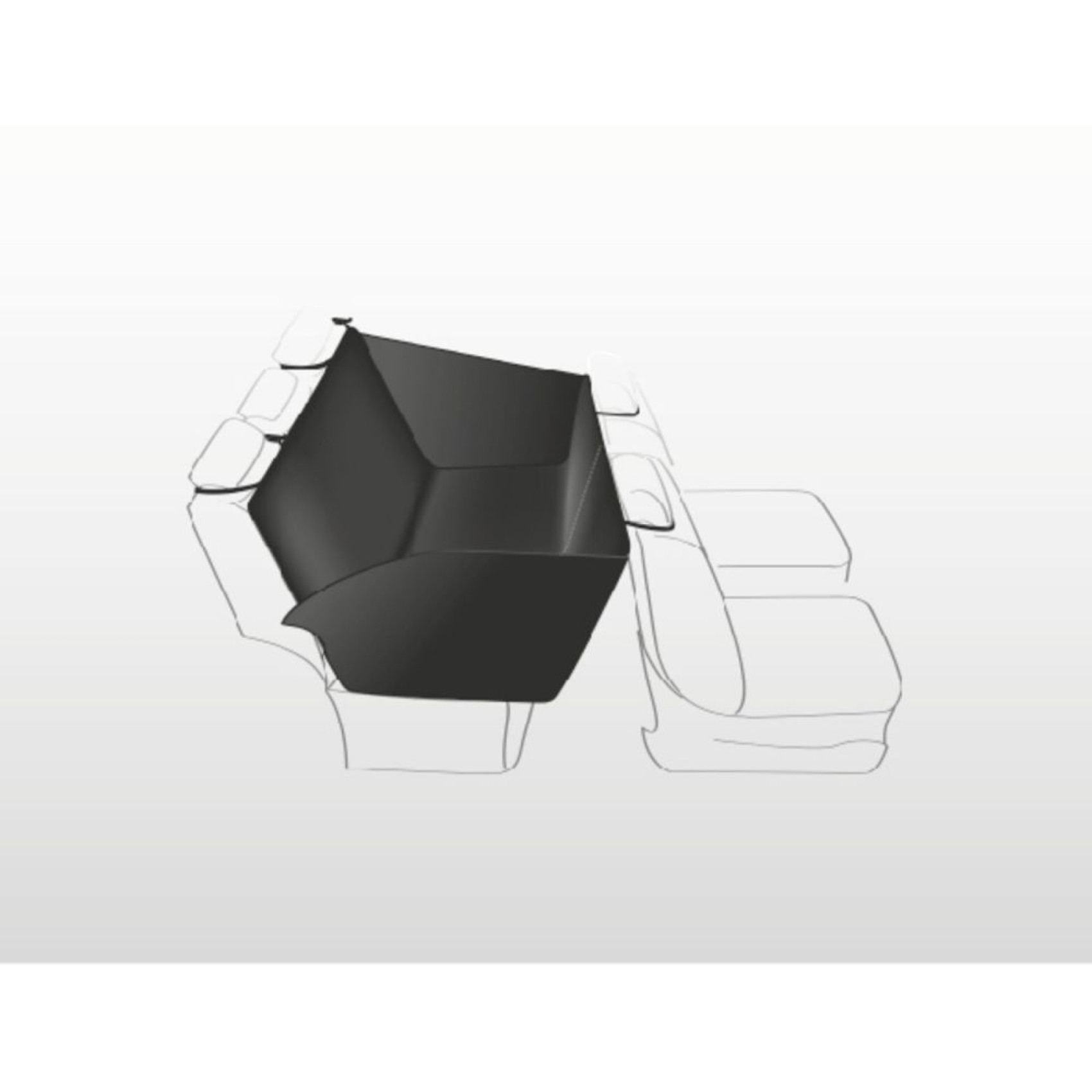 Захист у машину Trixie 1,3 м / 1,5 м (чорне)