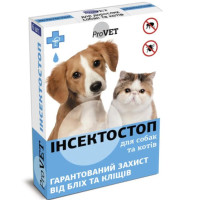 Краплі на холку для собак PROVET Інсектостоп від 4 до 10 кг, 1 шт