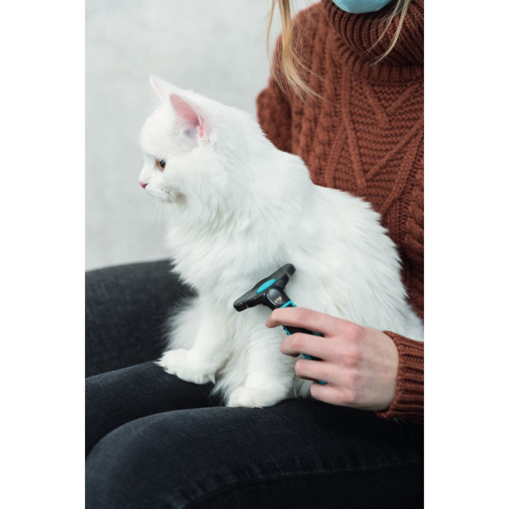 Тример для видалення підшерстя котів Trixie 7х15 см