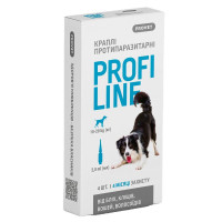 Капли на холку для собак PROVET Profiline от 10 до 20 кг, 4 шт