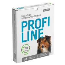 Ошейник для собак PROVET Profiline 70 см - зеленый