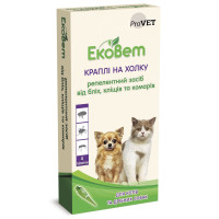 Капли на холку для кошек PROVET ЭкоВет 4 шт