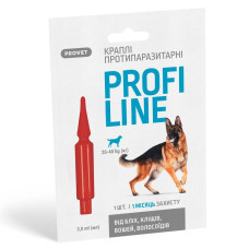 Капли на холку для собак PROVET Profiline от 20 до 40 кг, 1 шт