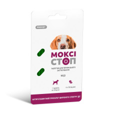 Таблетки для собак PROVET Моксистоп Миди от 10 кг, 2 шт
