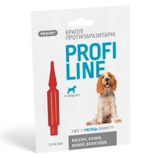 Капли на холку для собак PROVET Profiline от 4 до 10 кг, 1 шт