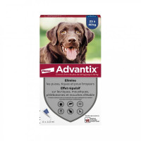 Краплі на холку для собак Elanco Bayer Advantix від 25 до 40 кг, 1 шт
