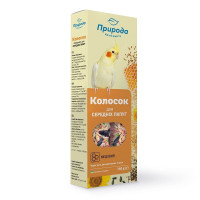 Лакомство для попугаев Природа Колосок 140 г/2 шт - мед