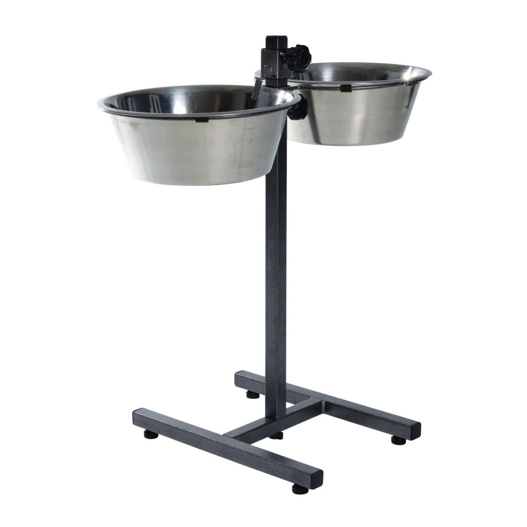 Стійка з мисками для собак Trixie 2 x 4,5 л / 28 см, h=60 см