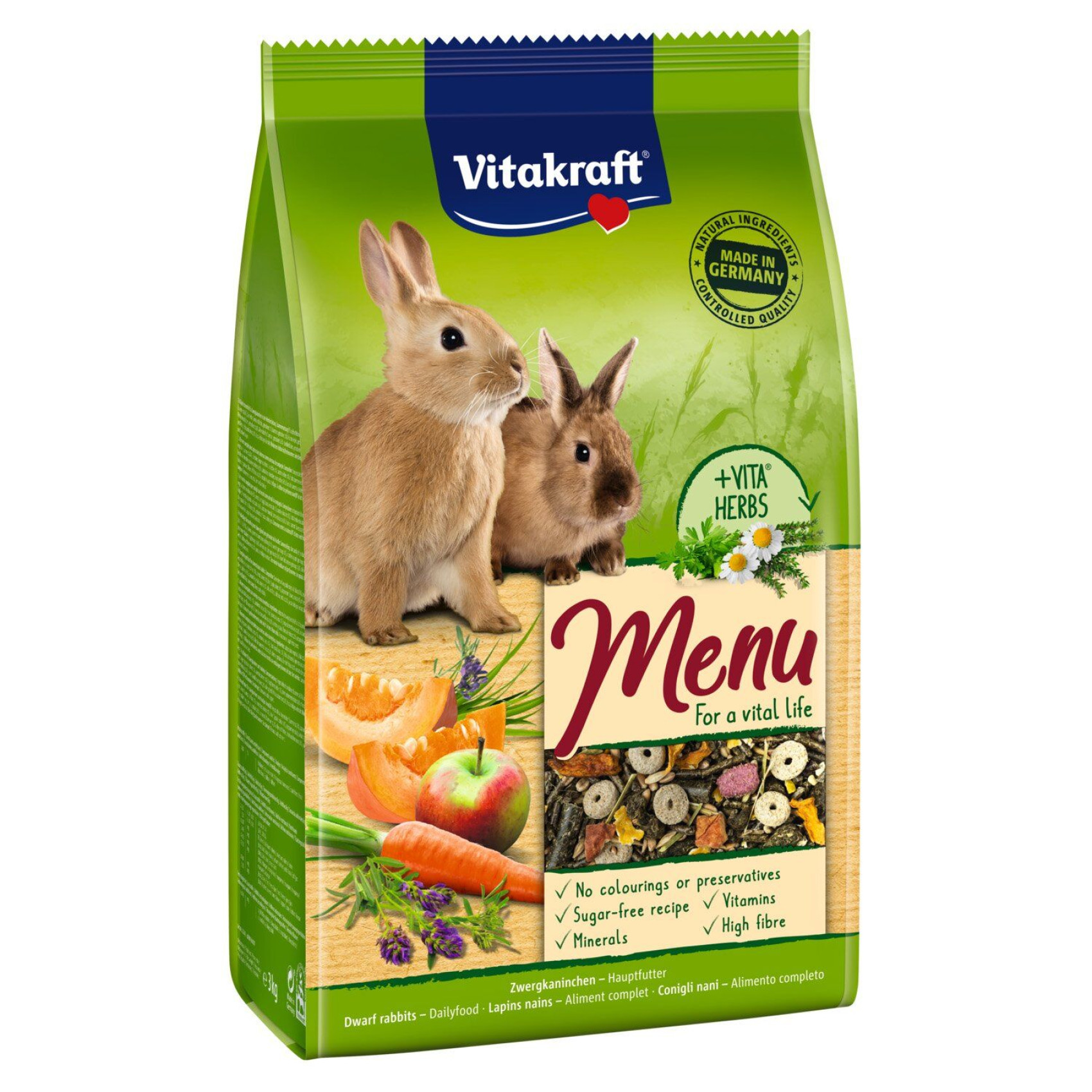 Корм для кроликів Vitakraft «Premium Menu Vital» 1 кг
