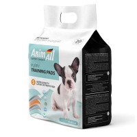 Пеленки для собак и щенков AnimAll 60 х 60 см, 20 шт. (нетканый материал)