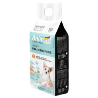 Пеленки для собак и щенков AnimAll 60 х 60 см, 50 шт. (нетканый материал)