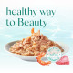 Вологий корм для котів Optimeal Beauty Fitness 70 г (тунець з креветками)