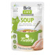Вологий корм для котів Brit Care Soup pouch 75 г - індичка 15шт