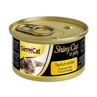 Влажный корм для кошек GimCat Shiny Cat 70 г - тунец и сыр
