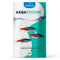 Натуральный корм для аквариумных рыб Природа «Акватропик» 10 г (для всех аквариумных рыб)