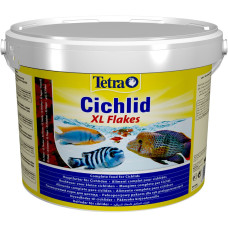 Сухой корм для аквариумных рыб Tetra в хлопьях «Cichlid XL Flakes» 10 л (для всех цихлид)
