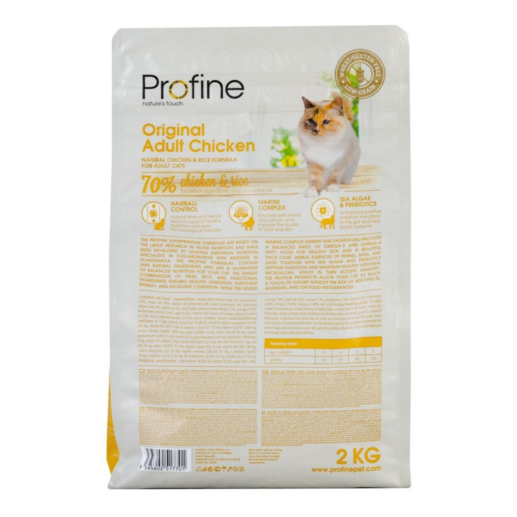 Сухий корм для котів Profine Cat Original Adult 2 кг - курка та рис