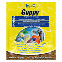 Сухой корм для аквариумных рыб Tetra в хлопьях «Guppy» 12 г (для гуппи)