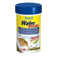 Сухой корм для аквариумных рыб Tetra в пластинках «Wafer Mini Mix» 100 мл (для донных рыб)