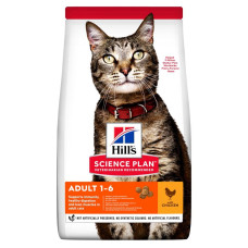 Сухой корм для кошек Hill's Science Plan Adult 1-6 1,5 кг - курица