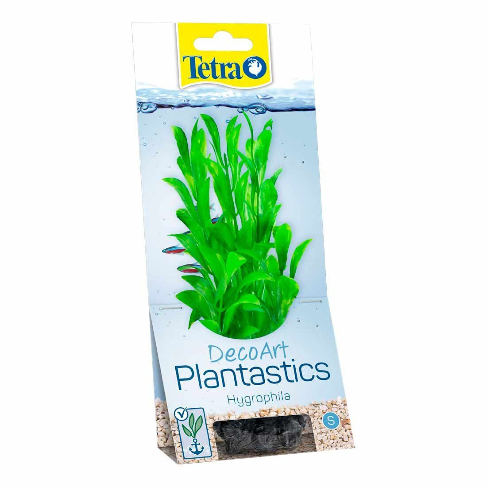 Декорація для акваріума Tetra DecoArt Plantastics рослина з обважнювачем «Hygrophila» L 30 см (пластик)