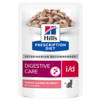 Влажный корм для кошек Hill's Prescription Diet Digestive Care pouch 85 г - лосось 12шт
