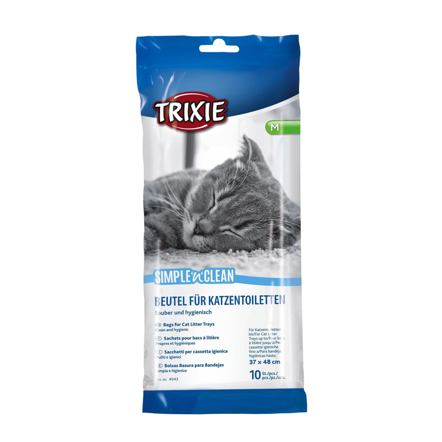 Пакети збиральні Trixie для котячих туалетів «Simple‘n‘Clean» 37 x 48 см, 10 шт.