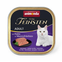 Вологий корм для котів Animonda Vom Feinsten Adult 100 г - курка та морепродукти