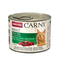 Влажный корм для кошек Animonda Carny Adult 200 г - говядина, оленина и брусника