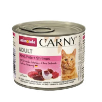 Влажный корм для кошек Animonda Carny Adult 200 г - говядина, индейка и креветки