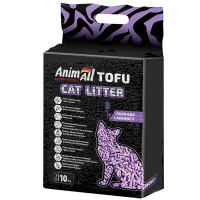 Соевый наполнитель для кошачьего туалета AnimAll Tofu Lavender 4,66 кг/10 л