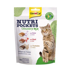 Витаминные лакомства для кошек GimCat Nutri Pockets Кантри микс 150 г - повседневный