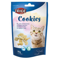 Лакомство для кошек Trixie Cookies 50 г (лосось)