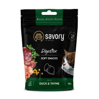 Лакомство для кошек Savory Digestion 50 г - утка с тимьяном