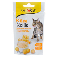 Лакомство для кошек GimCat Kase-Rollis 40 г сыр