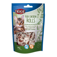 Ласощі для котів Trixie PREMIO Rolls 50 г - курка та риба