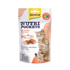 Витаминные лакомства для кошек GimCat Nutri Pockets Лосось + Омега 3 и Омега 6 60 г