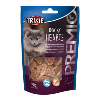 Лакомство для кошек Trixie PREMIO Hearts 50 г - утка и рыба