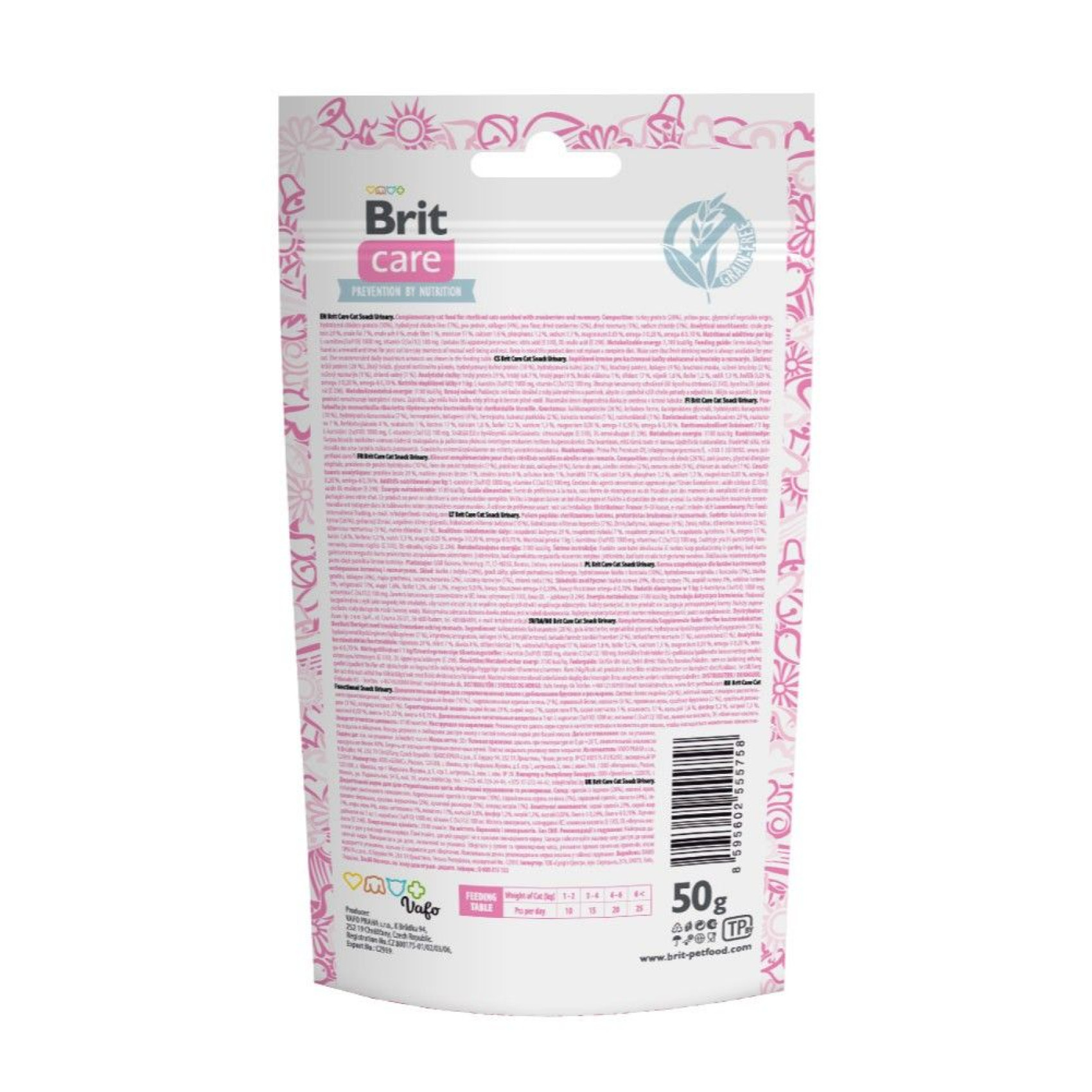 Ласощі для котів Brit Care Urinary 50 г - індичка, журавлина та розмарин