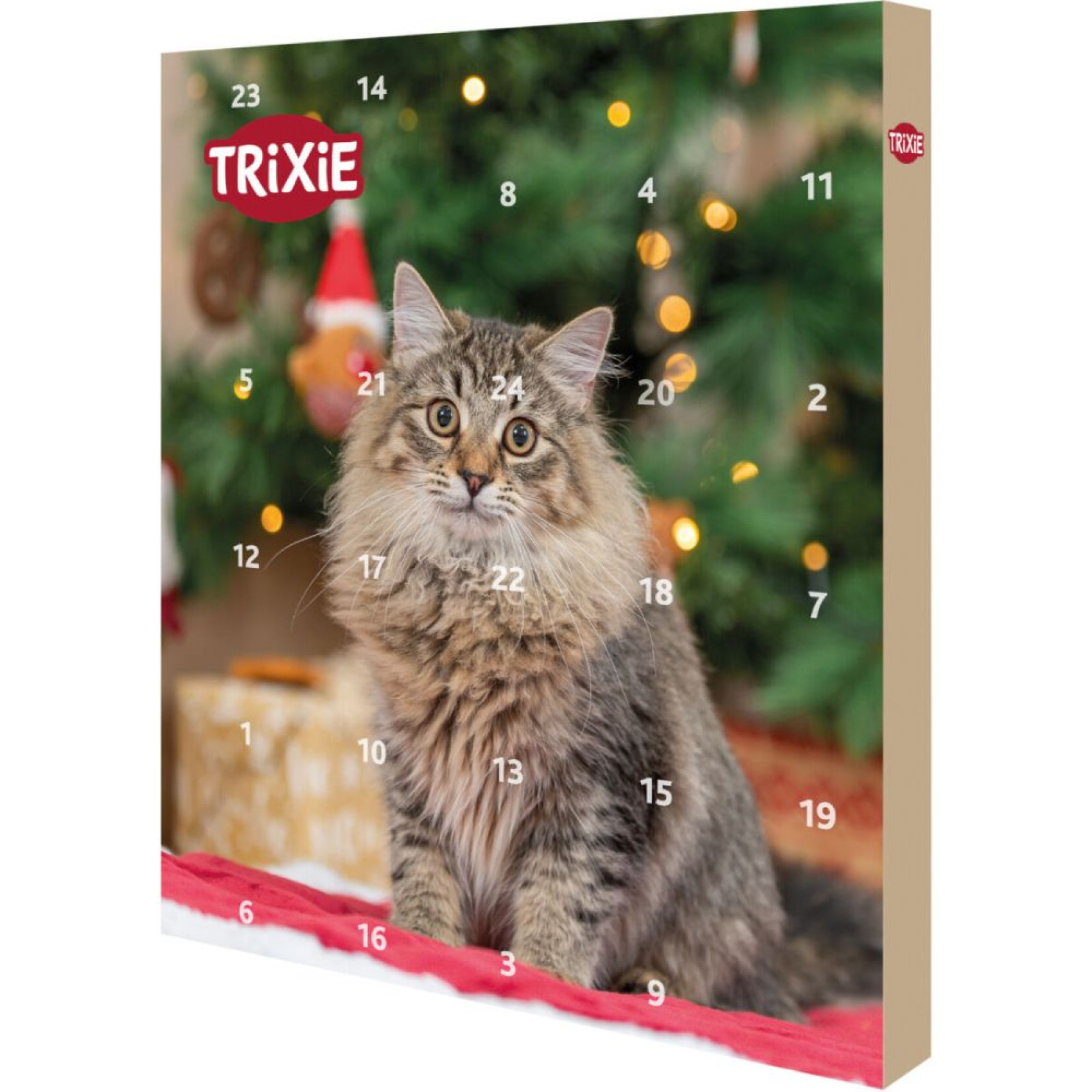 Різдвяний календар для котів Trixie з ласощами всередині 30 × 34 × 3,5 см