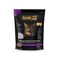 Силикагелевый наполнитель для кошачьего туалета AnimAll Фиолетовый аметист 3,4 кг/7,6 л - лаванда