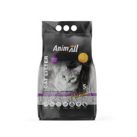 Бентонитовый наполнитель для кошачьего туалета AnimAll 5 л/4 кг - лаванда