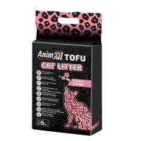 Соевый наполнитель для кошачьего туалета AnimAll Tofu 2,6 кг/6 л - сакура