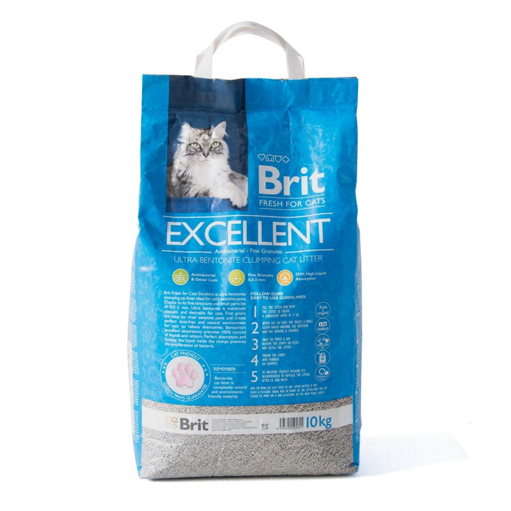 Бентонітовий наповнювач для котячого туалету Brit Fresh Excellent 10 кг / 11 л