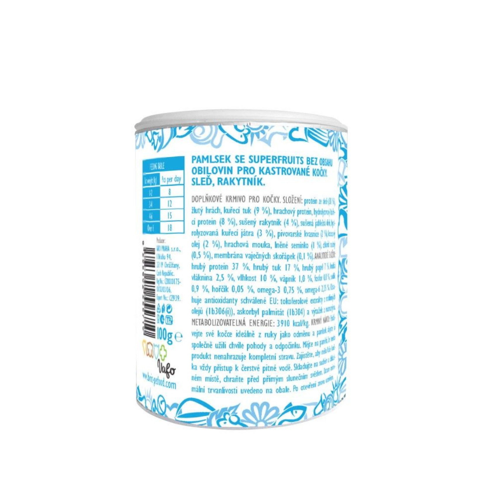 Ласощі для котів Brit Care Superfruits Herring 100 г - оселедець
