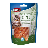 Лакомство для кошек Trixie PREMIO Cheese Chicken Cubes 50 г - курица